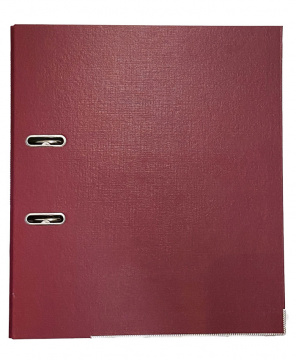 Папка-реєстратор ОФІС ЦЕНТР, А4, 70мм, картон, одностороння, бордовий